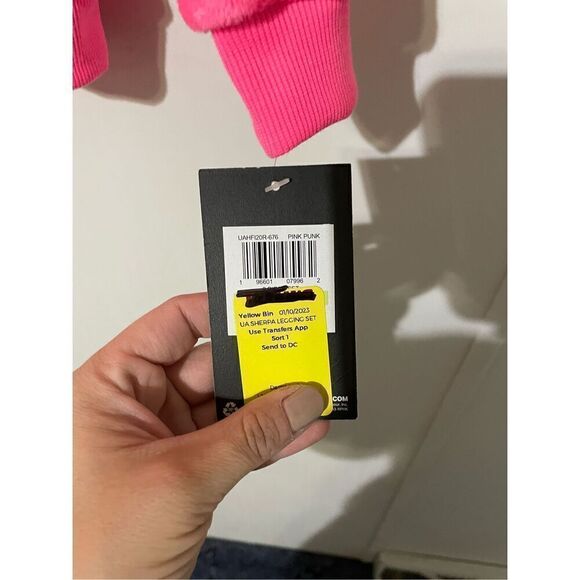 Under Armour Kids Sherpa Sweater (Little Kids) (Pink Punk) Girl's Active Sets 4 - Picture 4 of 5